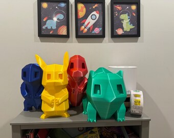 Abstrakte Pokemon Figuren