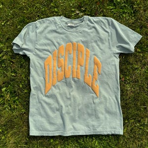 Disciple Graphic Puff Tee | Christian Apparel | Faith Apparel | Jesus Apparel | Disciple Puff Print Tee