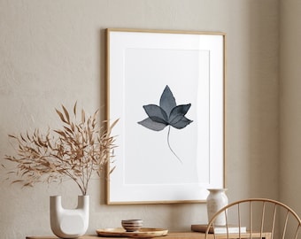 Kunstdruck Blumen Aquarell | Modernes Wohnzimmer Dekor | Botanische Malerei | Rustikales Bauernhaus Dekor | Digitaler Download