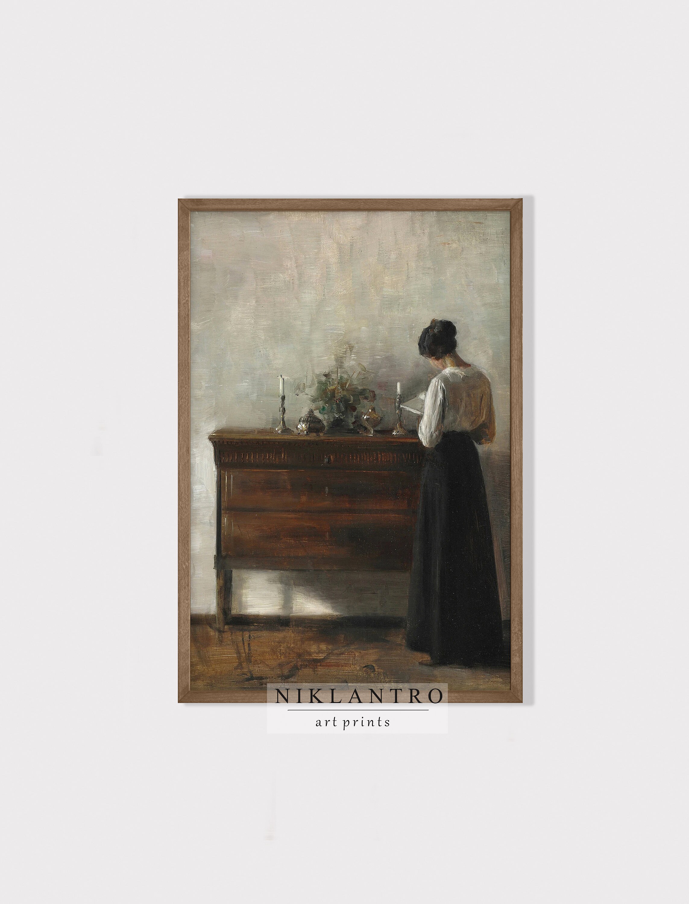 Set of Two Rustic Vintage Gallery Wall Art Set French Etsy