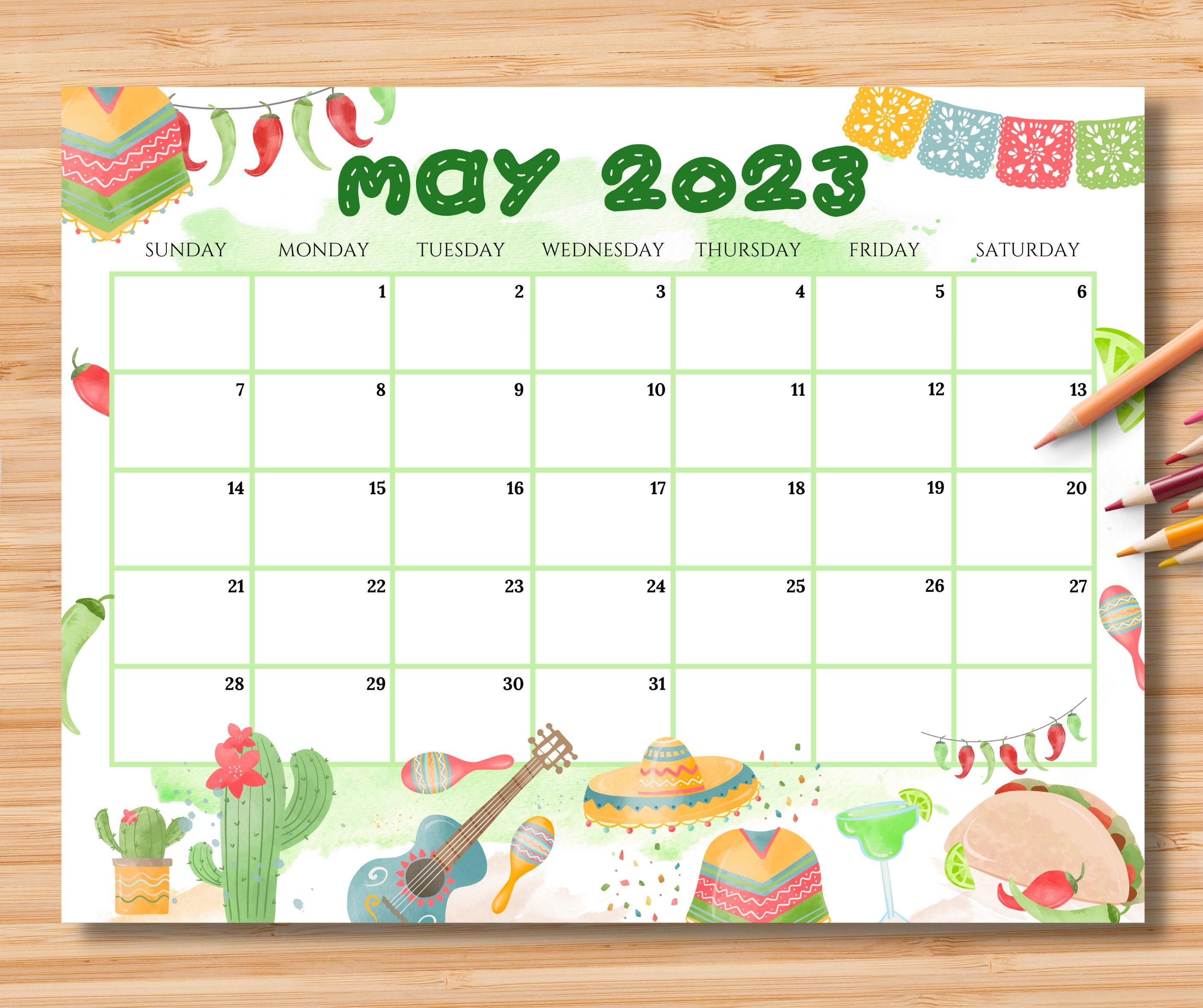 Calendar Of May 2023