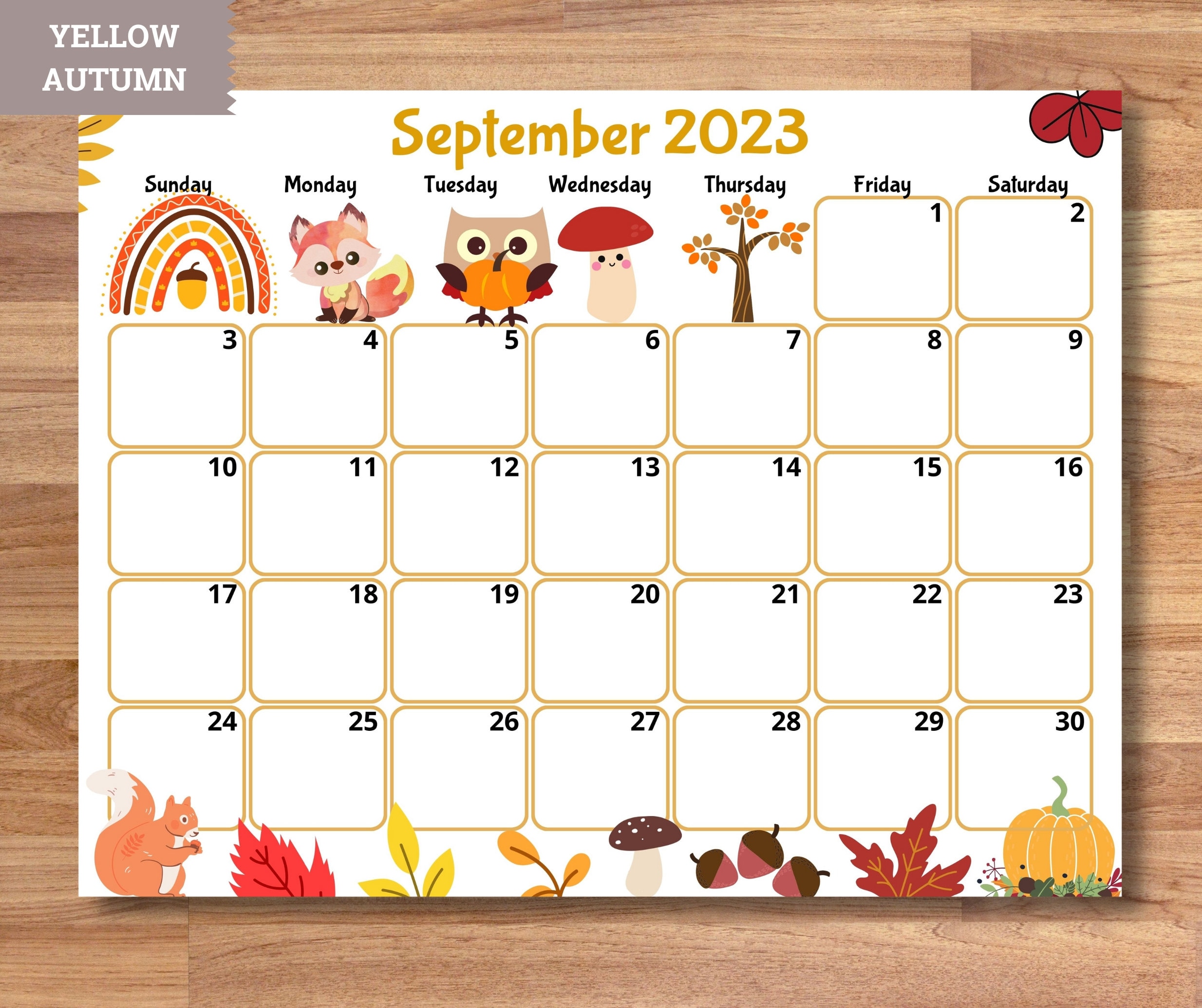 Editable school calendar 2023 2024 from july to june back to etsy canada