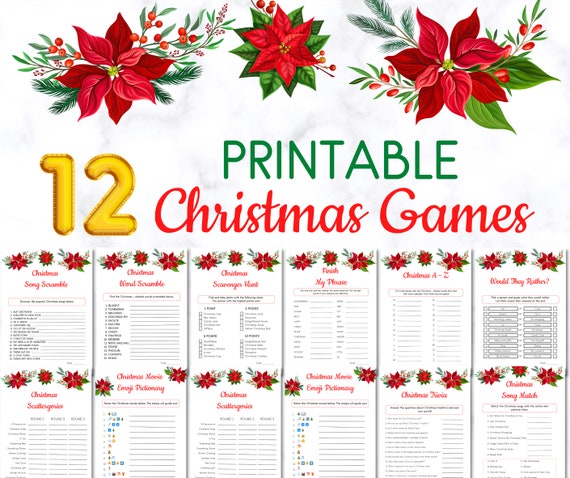 50 Christmas Party Games and Ideas