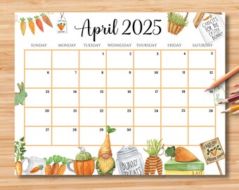 EDITABLE May 2025 Calendar, Hello Spring With Colorful Flowers, Mother ...