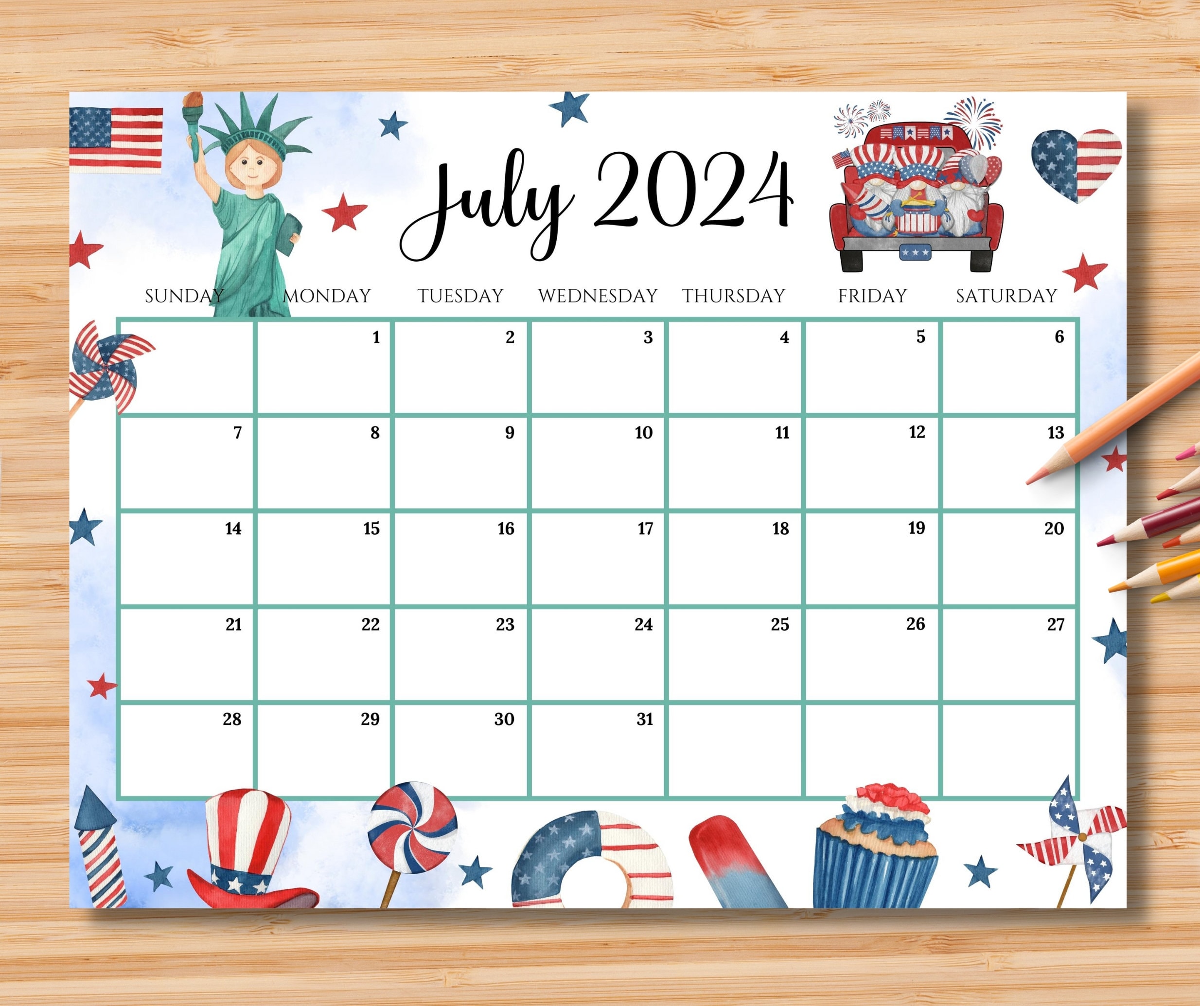 Printable Fourth Of July 2024 Calendar Editable Summer In 44% OFF Printable Fourth Of July 2024 Calendar Editable Summer In 44% OFF