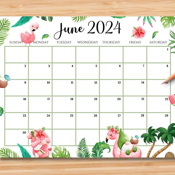 Trees 2024 Calendar Etsy