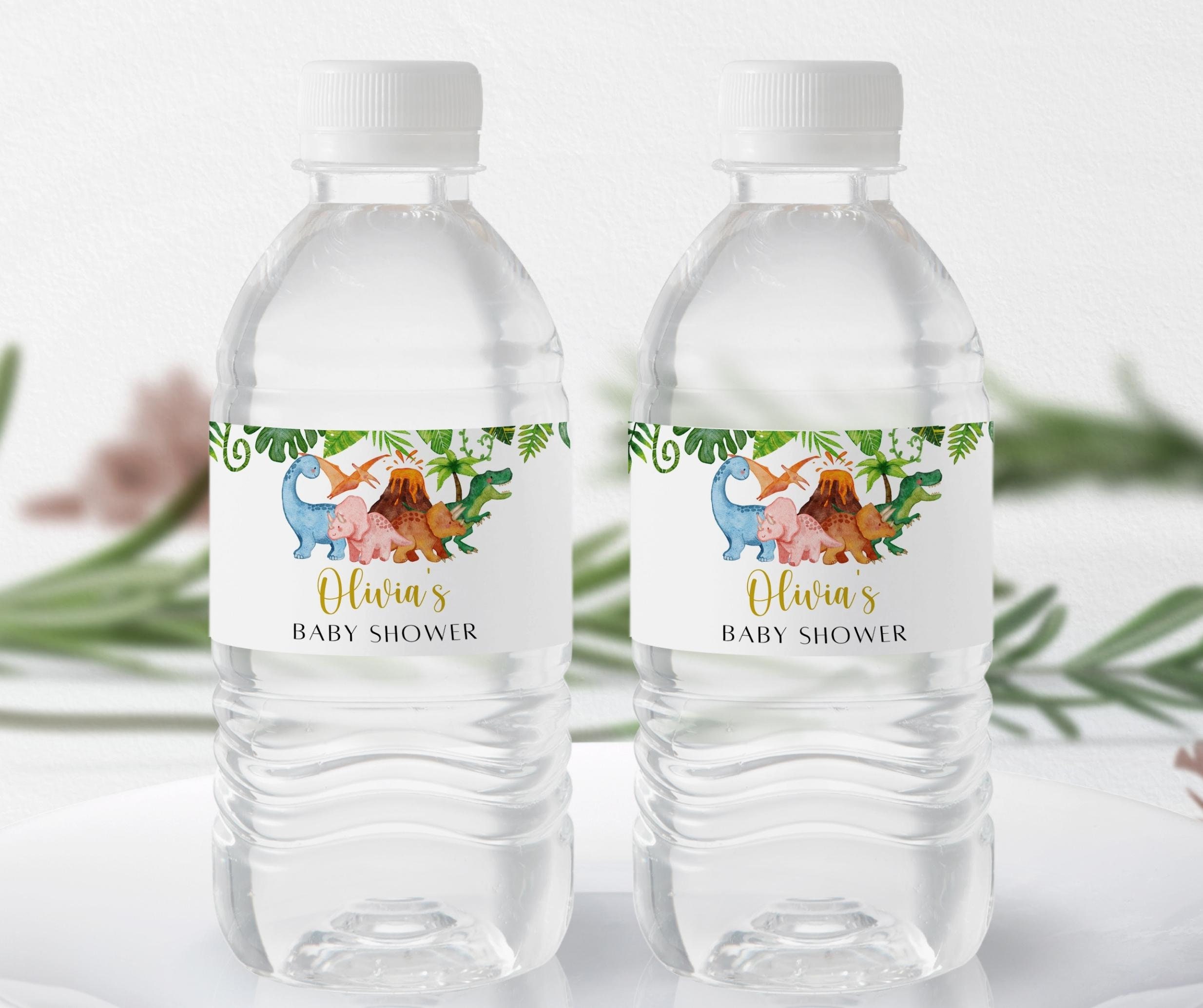 6pcs FNAF Water Bottle Labels Kids Happy Birthday Baby Shower Five
