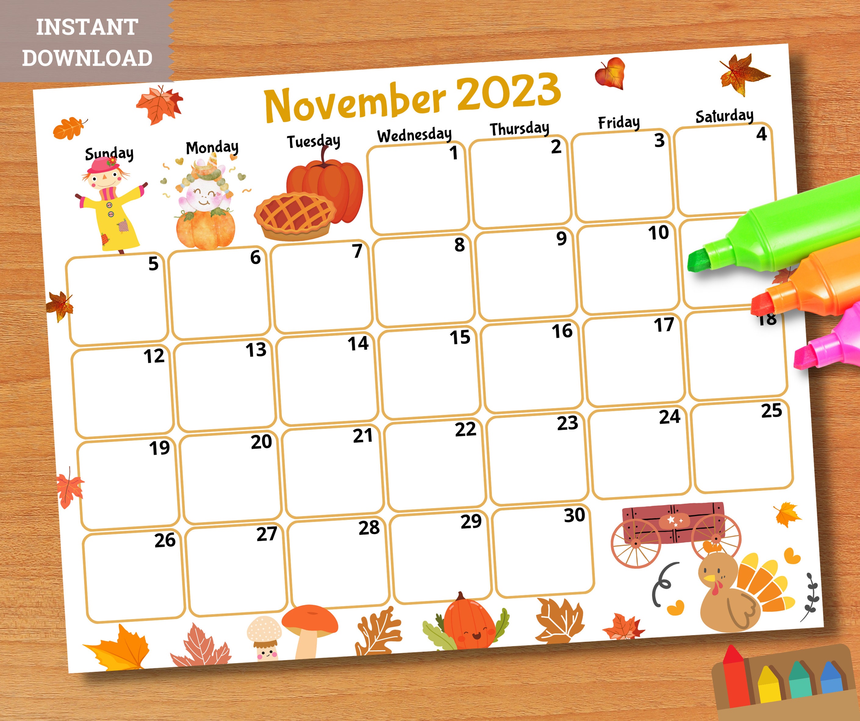 editable-november-2023-calendar-printable-kids-calendar-2023-etsy