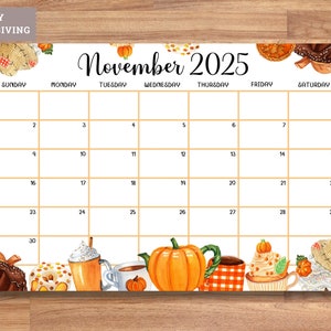 EDITABLE Calendar 2025 Bundle (ledger / Tabloid Size 17x11 In ...
