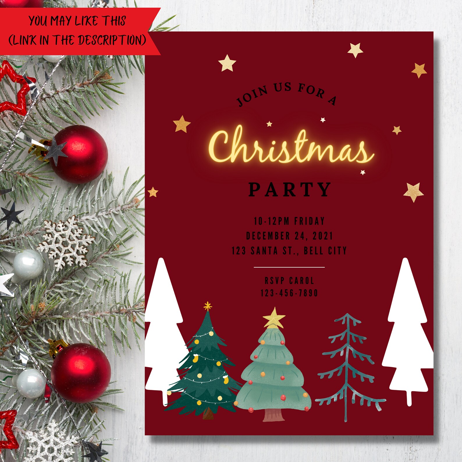 Secret Santa Questionnaire Printable Secret Santa Form Secret Etsy