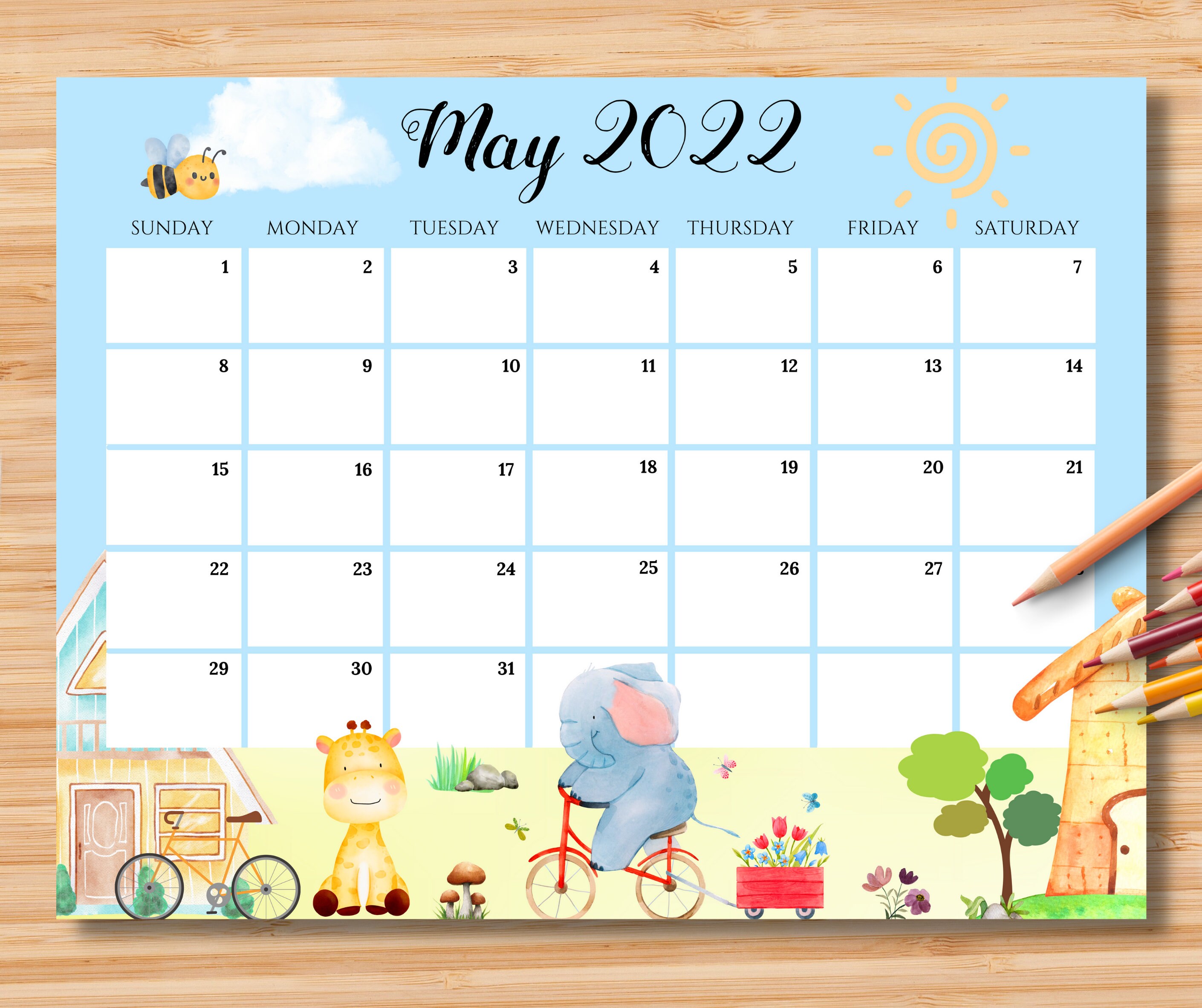 editable may 2022 calendar may calendar 2022 may monthly etsy india