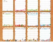 Editable 2026 Vertical Calendar | Portrait Monthly Planner PDF | Printable Schedule for Home, School, Work & Office | Instant Download