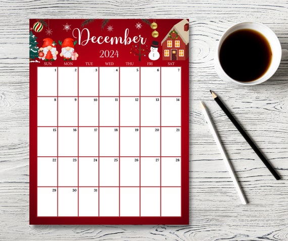 Christmas Planner 2024 Calendar Tiena Gertruda