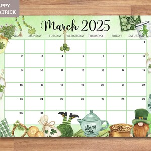 EDITABLE School Calendar 2024-2025 From July to June, Printable Monthly ...