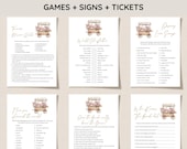 Fresh Off the Market Bridal Shower Game Bundle, Farmer’s Market Theme Game Package, Off the Market Wedding Shower Editable Games, Printable