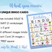 Printable Birthday Bingo Game boy, 50 Unique Bingo Cards W/labels ...
