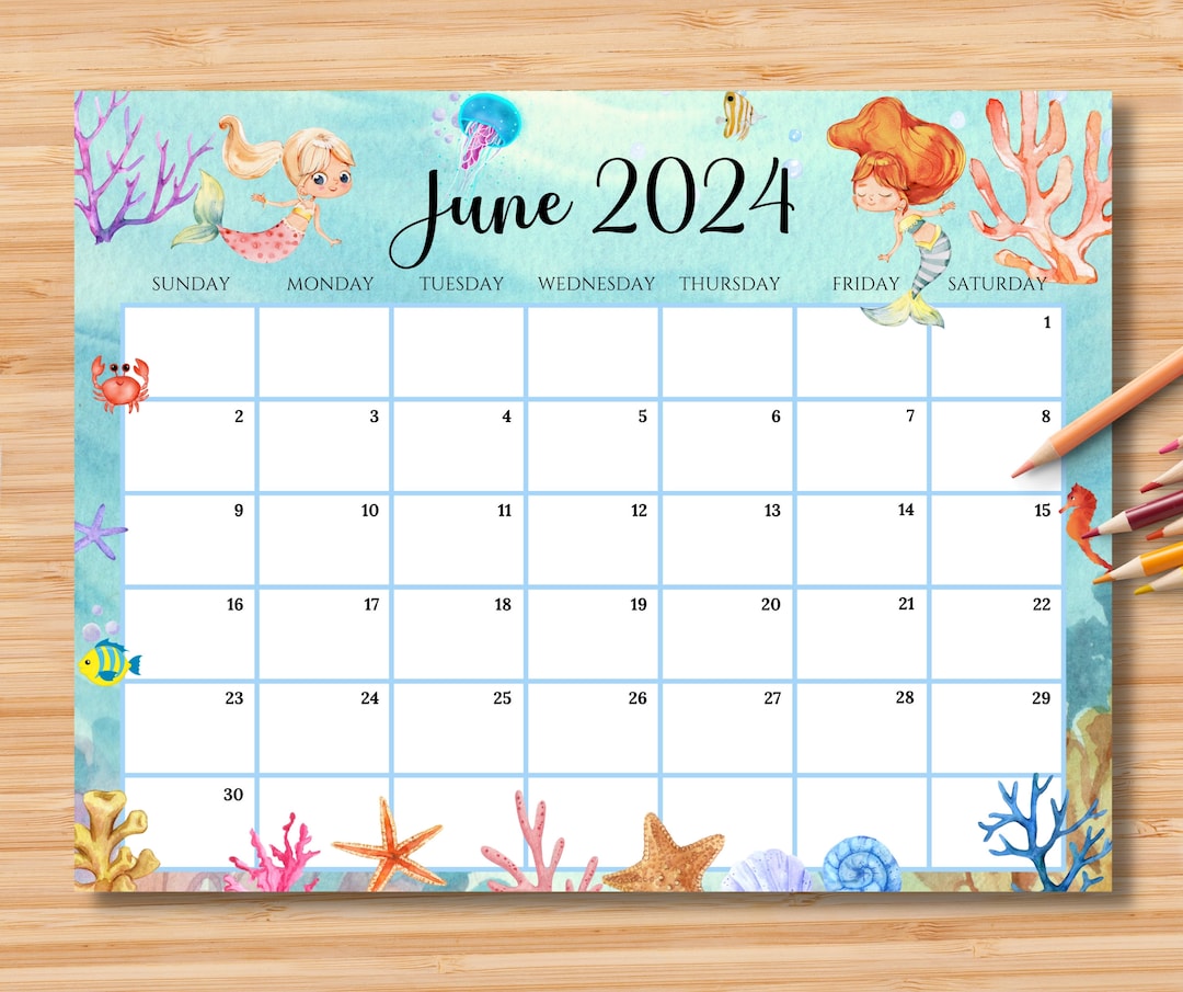 June 2024 calendar printable cute tonya gwenette