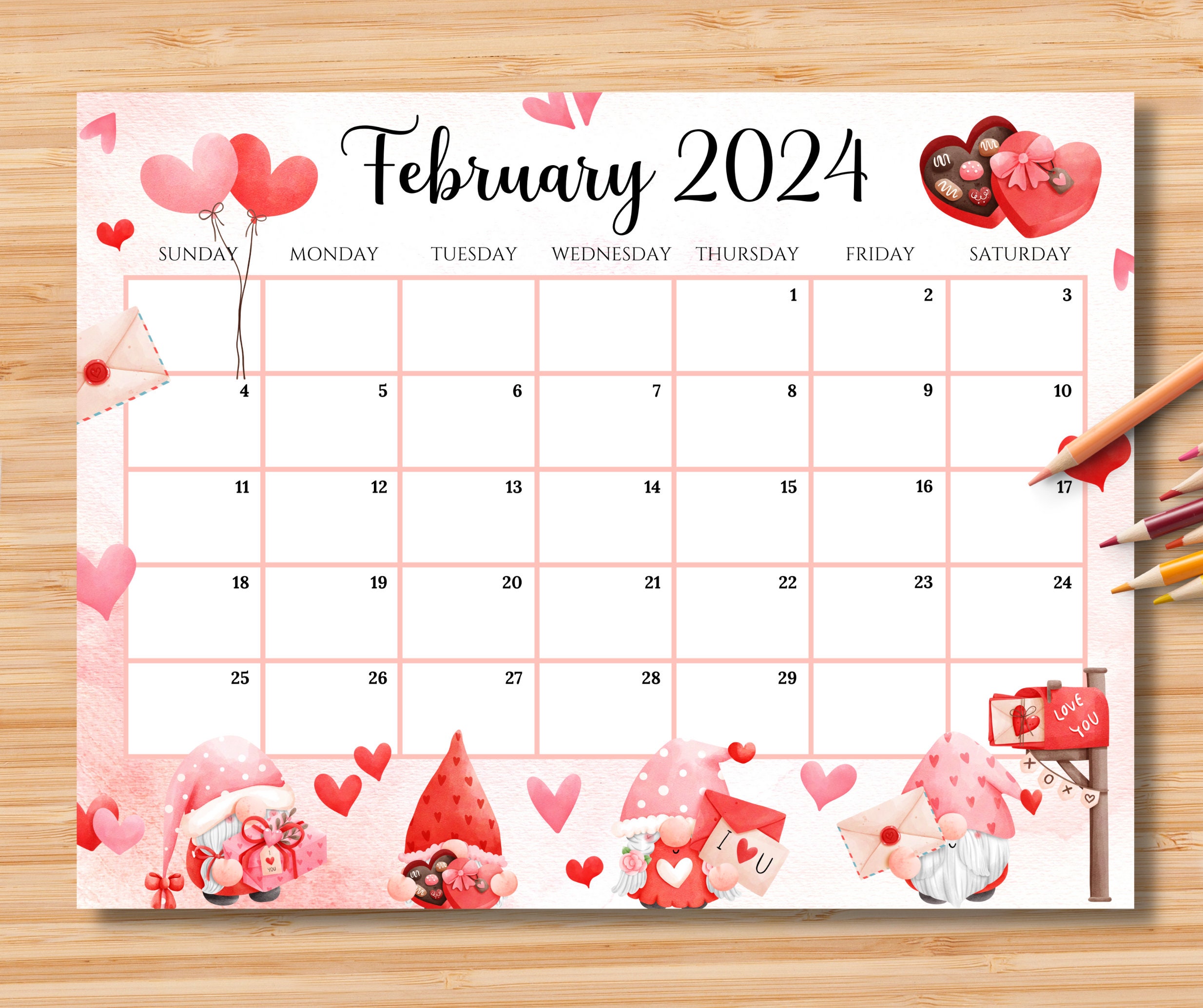 February 2024 Calendar