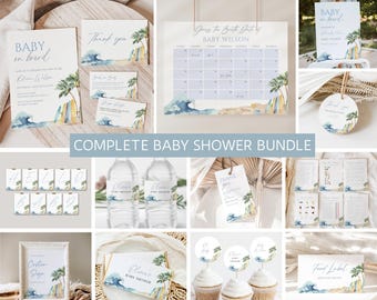 Beach Surf Baby Shower Game – What's On Your Phone Cards, Pack Of 25, Gender Neutral Summer Theme