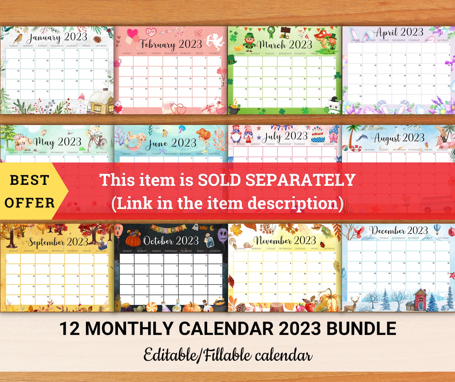 Editable July 2023 Calendar 4th July Independence Day With - Etsy UK