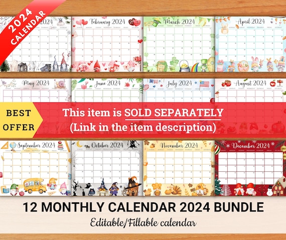 EDITABLE February 2024 Calendar, Happy Valentine With Sweet Treats,  Printable Kids School Schedule, Classroom Calendar, Instant Download - Etsy