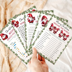 Printable Christmas Game Bundle, Christmas Party Games, Christmas Games Printable, Holiday Party Games, Family Office School Christmas Games