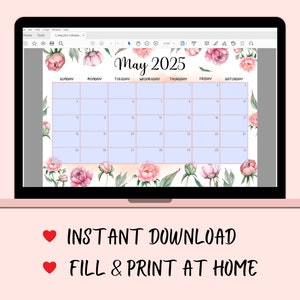 EDITABLE Calendar 2025 Bundle (ledger / Tabloid Size 17x11 In ...