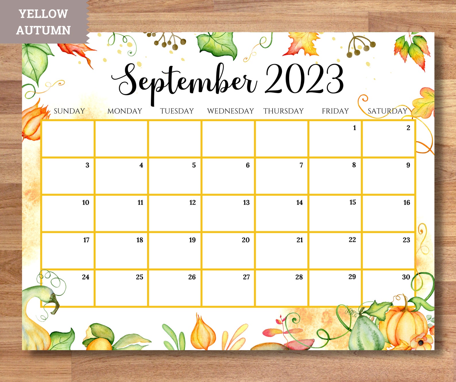 Editable Calendrier mensuel 2023 Bundle Mignon imprimable - Etsy France