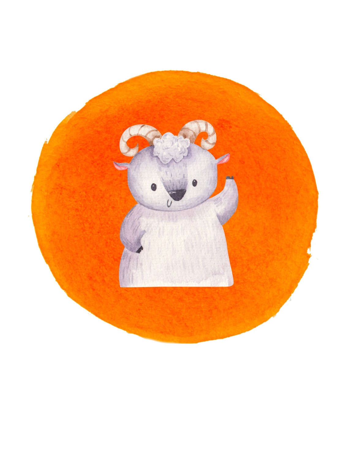 Watercolor Baby Animal Prints Printable Room Decor Wall Art | Etsy