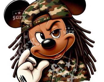 Mickool, Mickey Mouse, obra de arte original, descarga digital, 1 archivo png.