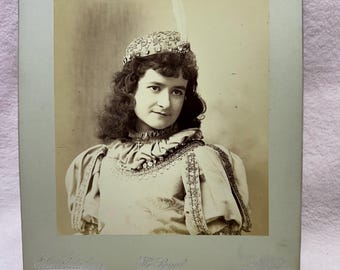 1894 Elmer Chickering Boston Photographer 10" x 12" Albumem Of American Opera Star Margaret Reid