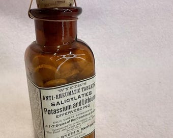 Rare Vntg. McKesson & Robbins Petroleum Comp. W/Strychnine UNOPENED