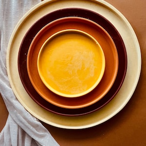 Large Round Light Weight Tray - Coffee Table Tray - Large Round Tray - Table Tray - Coffee Tray -  Bathroom Tray - Ottoman Tray - Jesmonite