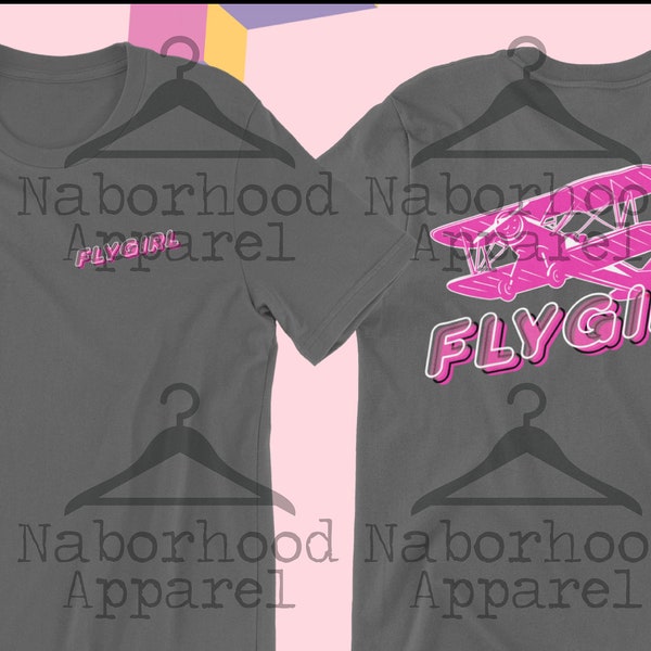 Fly Girl png - Female Pilot png - Fly Girl - BiPlane png - Woman Pilot - Flying - Pilot - Sublimation Design - T-shirt Design - Plane png