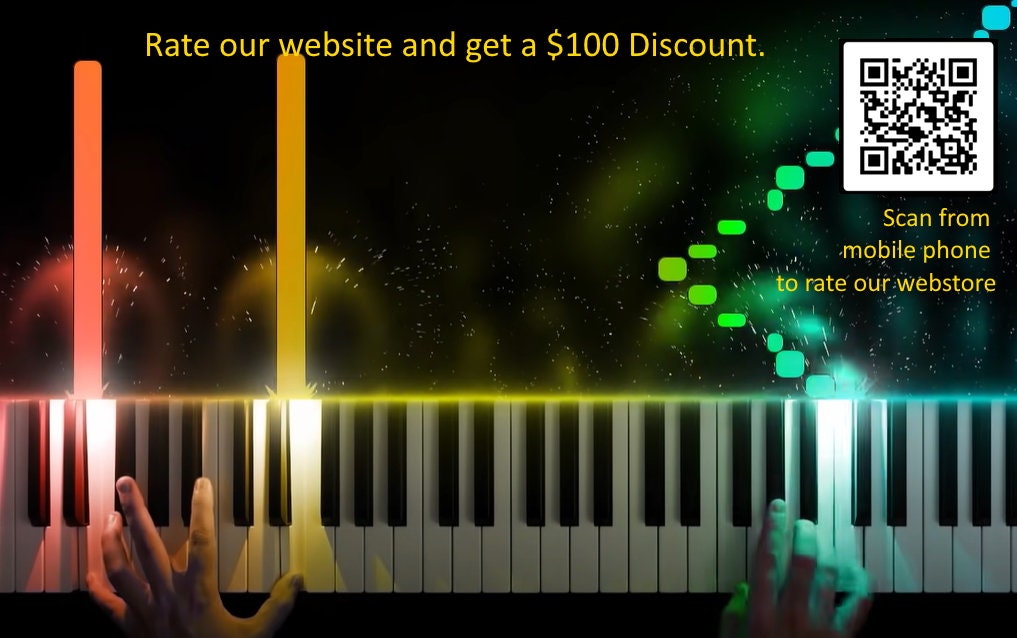 LightedKey upto 88Keys MIDIVisualizer for MIDI Keyboards iPiano