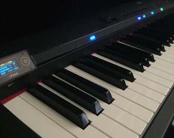 i-Piano Reactive LED Visualizer |Model T88(B) with Black Strip | Lighted-Key | for MIDI Keyboards (88Keys) | Rousseau style