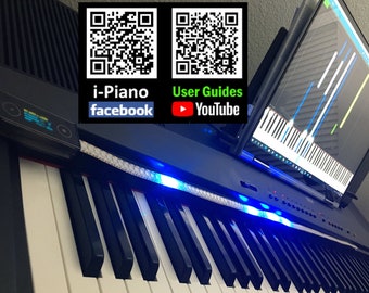 I-piano Reactive MIDI LED Visualizer Self-tutor Support Pianos