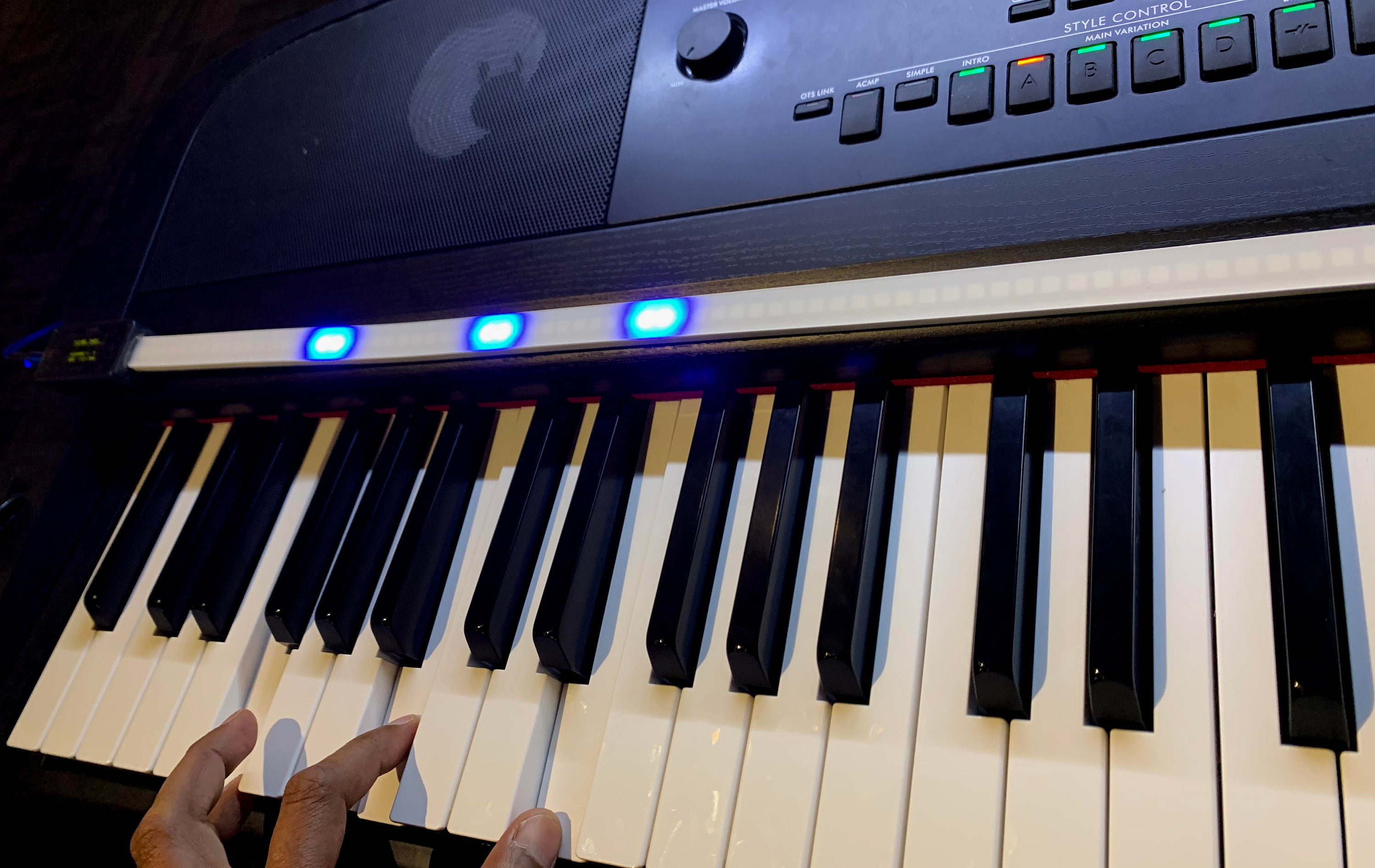 IPiano LED Visualizer SelfTutor KeyLights for Pianos/Music Keyboards
