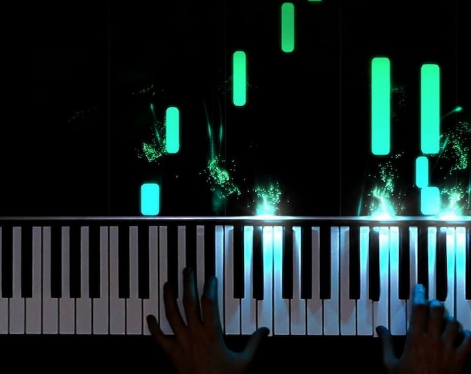 I-piano MIDI LED Visualizer | Piano Self-tutor | for 61 Key Pianos Only ...