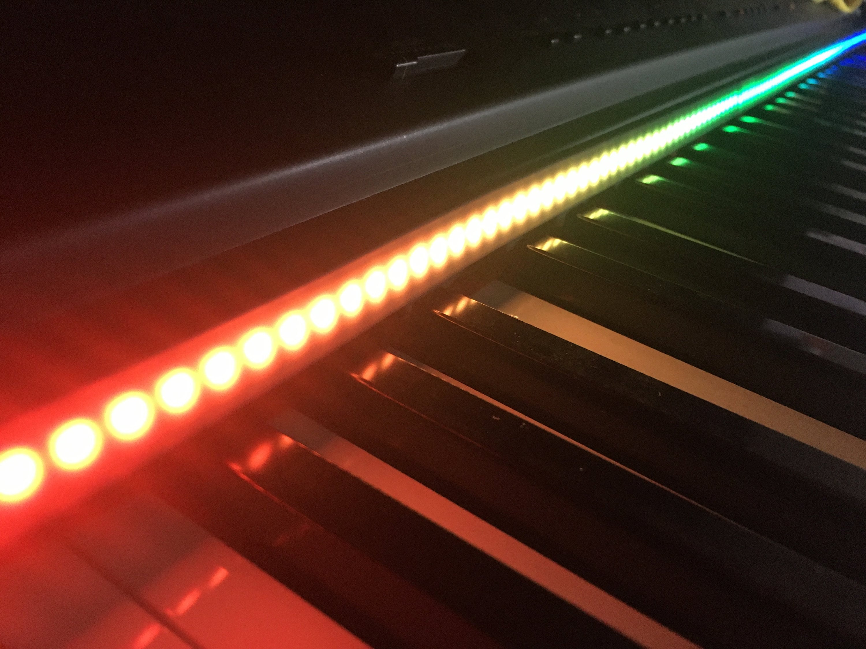 i-Piano LED Visualizer: Model-U, Self-Tutor