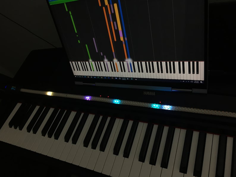 Ipiano LED Visualizer Lightedkey Model T Reactive MIDI Visualizer for