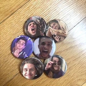 Moulin Rouge Chaotic Christians Buttons 5 Pack
