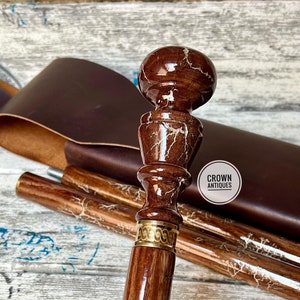 Premium Wooden hand Craved Walking Cane, Stylish Burning Walking Stick, Sturdy Walking Cane with Cushioned Grip, Companion Hiking Derby
