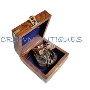 Nautical Brass Brunton Compass, Marine Compass, Birthday Gift for Son, Anniversary gift for her, Unisex gift, Nautical gift Compass