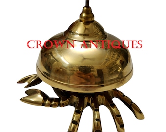 Campana de escritorio de latón grabada a medida, campana de mostrador de recepción personalizada, regalo de jubilación para maestros o padres.