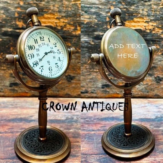 Personalized Table Clock Engraved Desk Clock Birthday Gift Etsy Canada