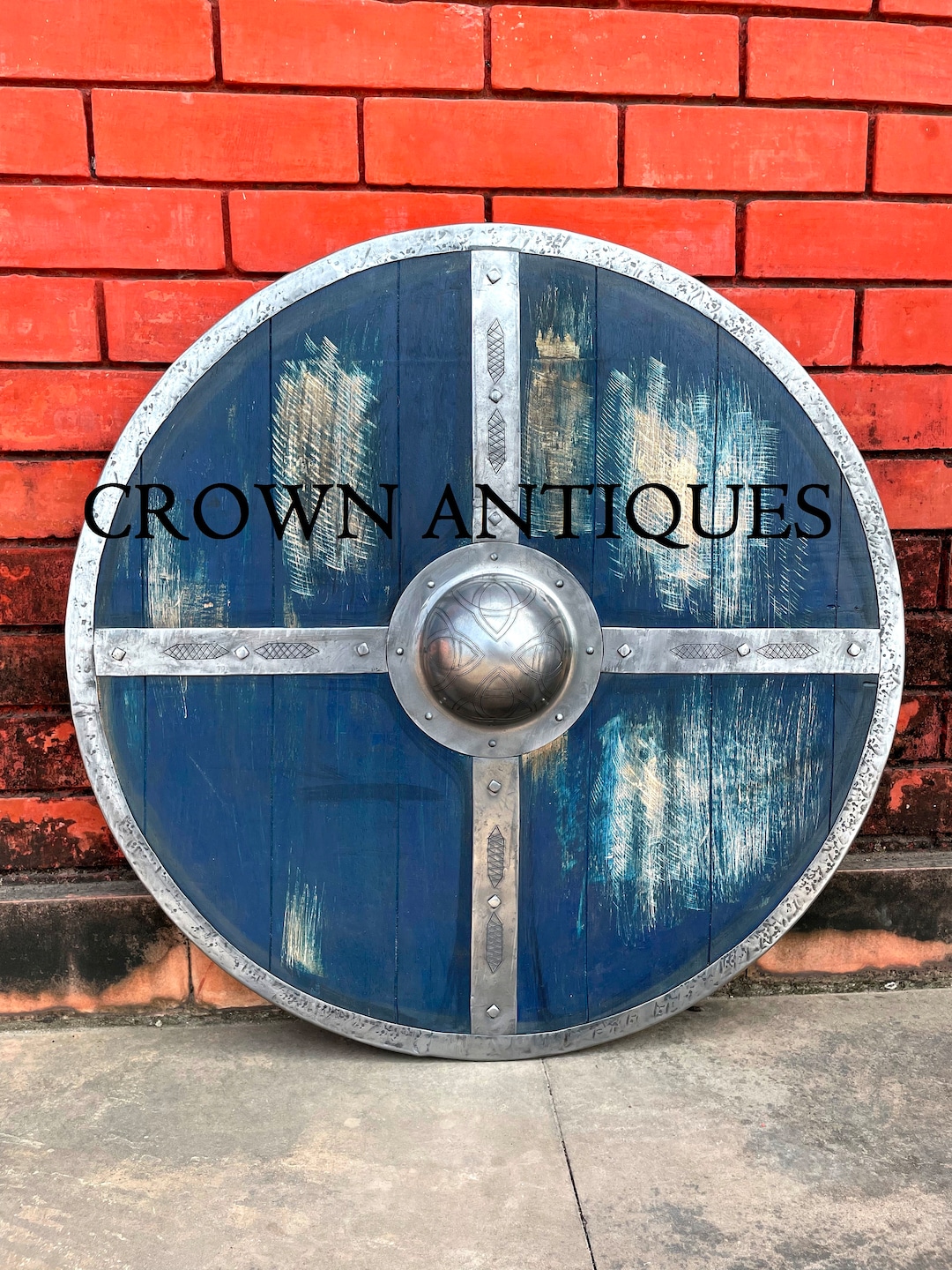 Valhalla Viking Shield, Wooden Viking Shield, Wall Decor Battle Shield