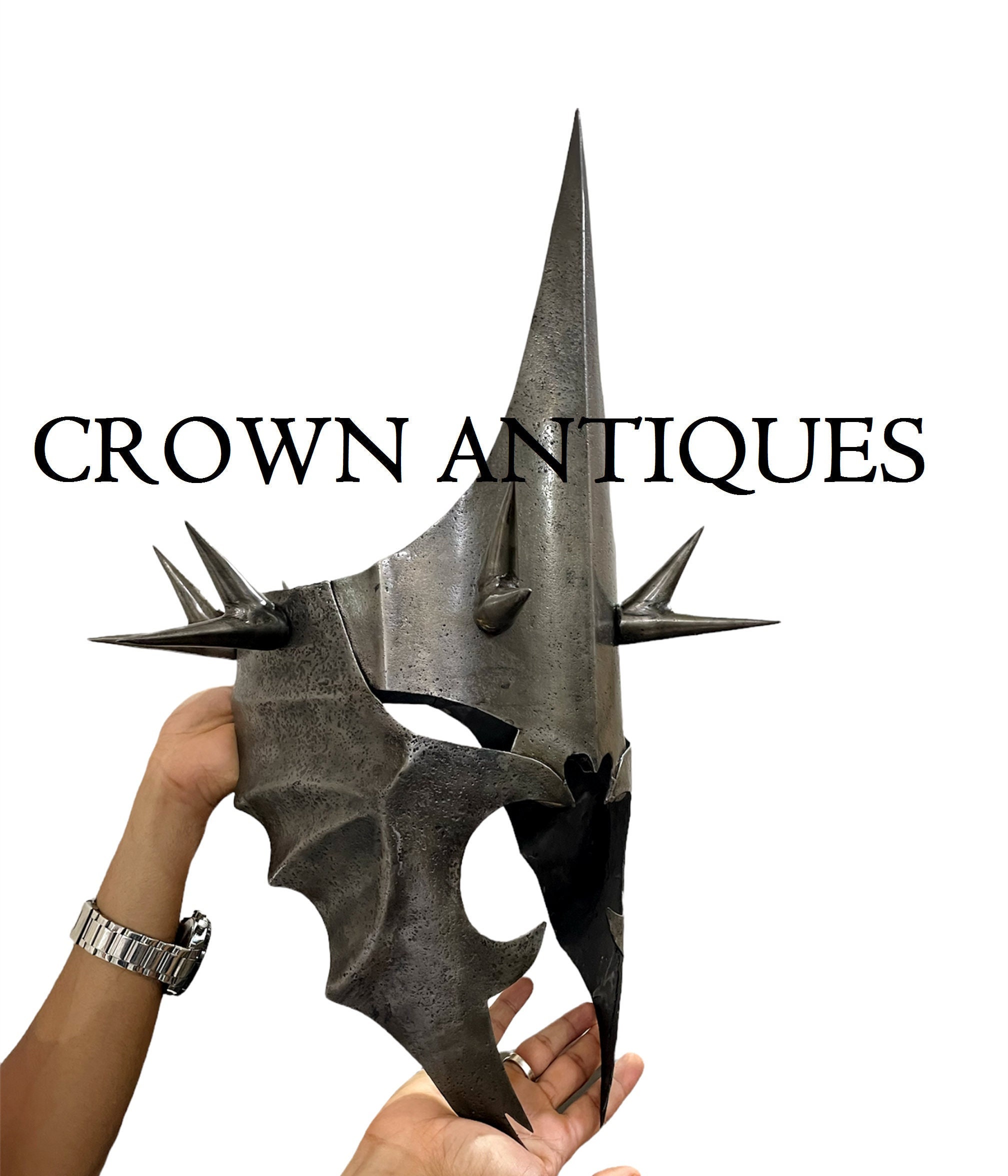 Costume Nazgul Medievale Con Spallacci Armatura - Costume Adulto Nero Per Cosplay E Halloween - Foto 4