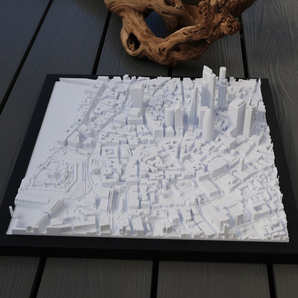 London 3D Stadt im Bilderrahmen / Wanddeko / Stadtdruck / Geschenk / Dekoration / 3D gedruckte Stadt / Reise / Andenken