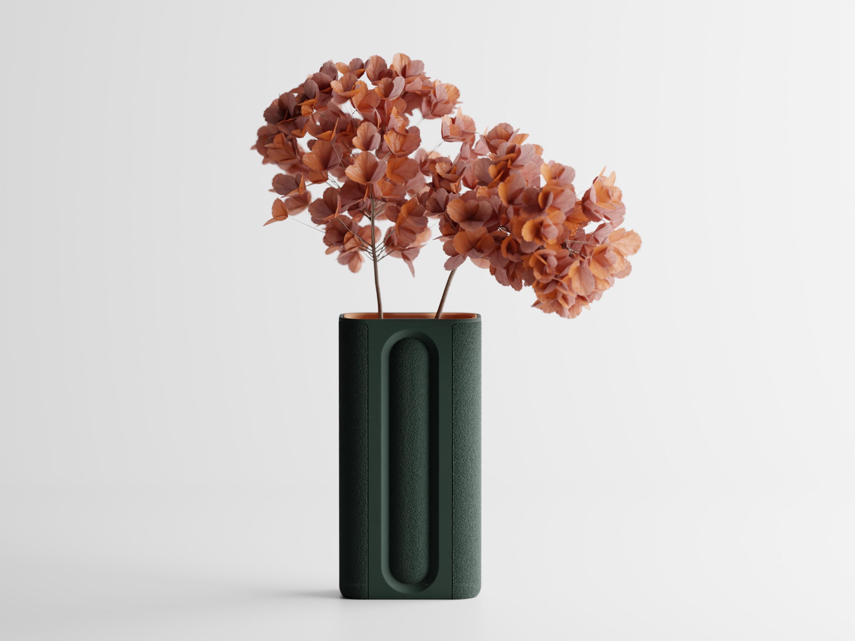 Arkena Vase – Modern 3D-printed designer vase | Modern & timeless | sustainable | Decorative vase | Flower vase | Elegant design